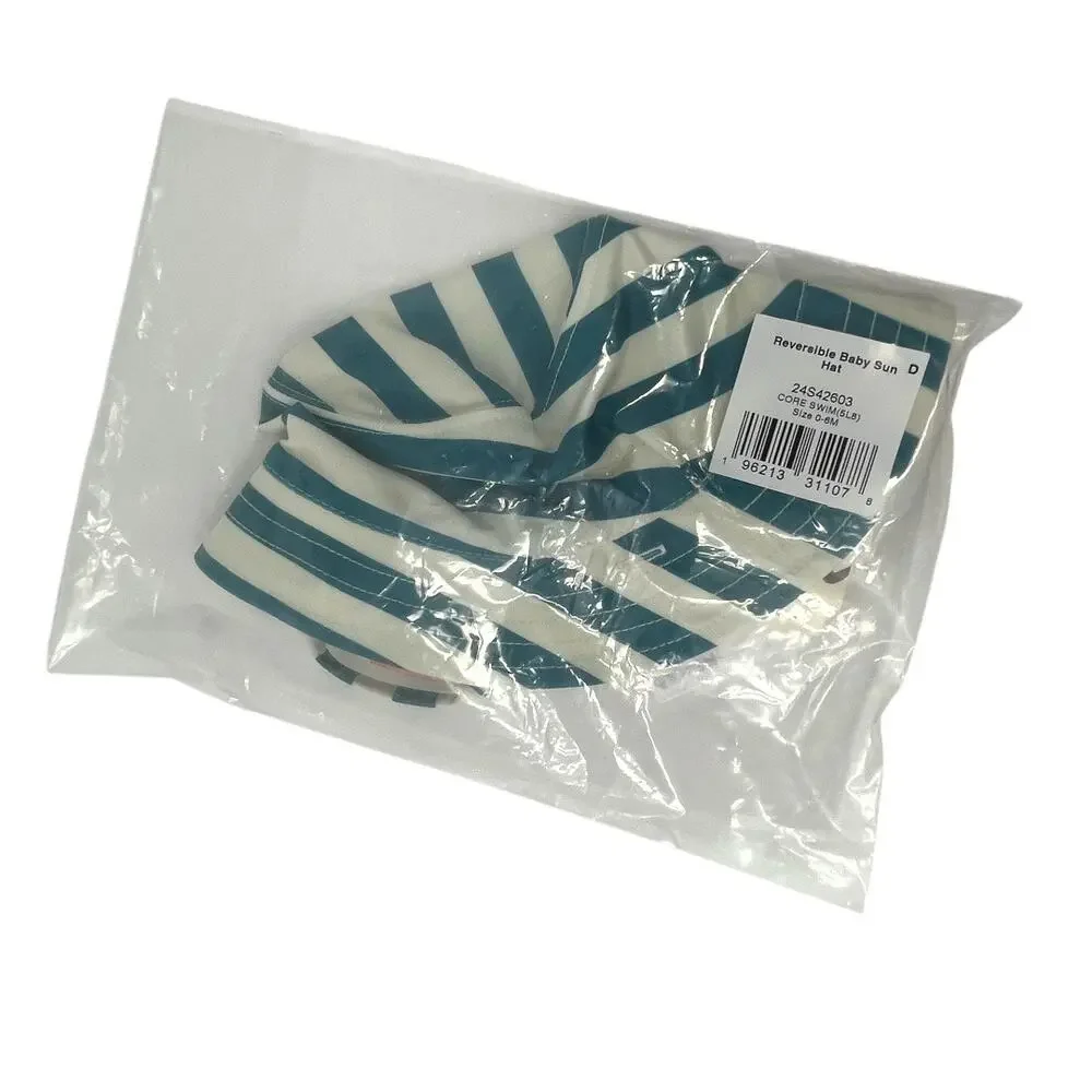 Tea Collection Reversible Baby Sun Hat 0-6 Mos UPF 40 NWT